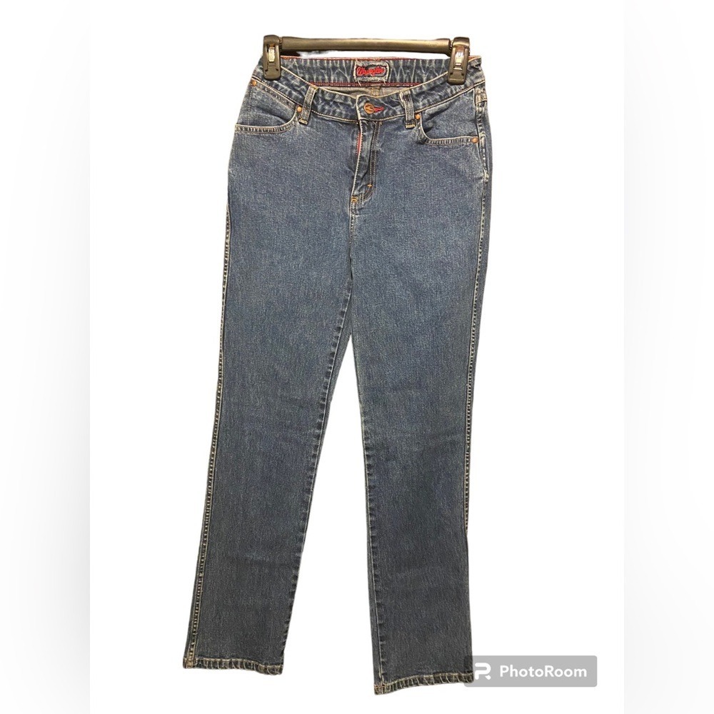 Wrangler Women's Dark Blue Jeans Size 5/6